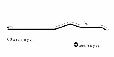 Труба выхлопного газа ERNST купить