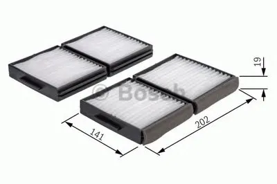 Фильтр, воздух во внутренном пространстве BOSCH купить
