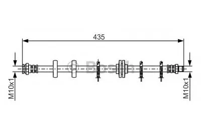 Тормозной шланг BOSCH купить