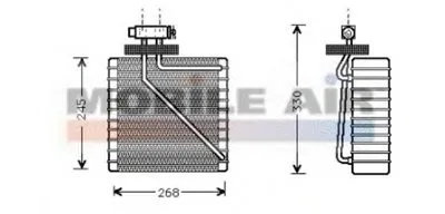 Испаритель, кондиционер VAN WEZEL купить