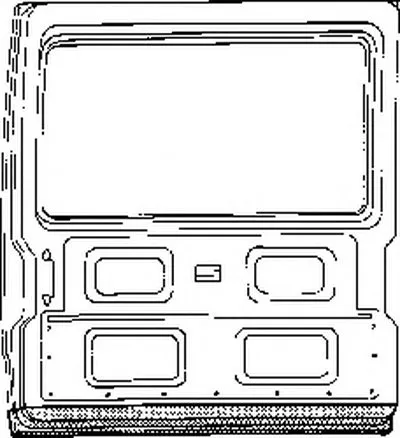 Дверь, кузов VAN WEZEL купить