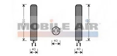 Осушитель, кондиционер VAN WEZEL купить