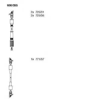 Комплект проводов зажигания BREMI купить
