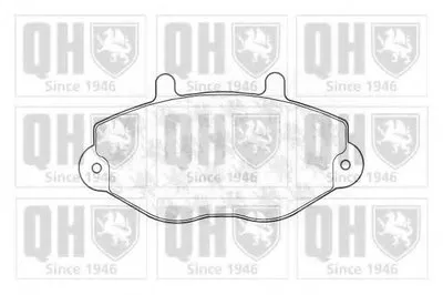 Комплект тормозных колодок, дисковый тормоз QUINTON HAZELL купить