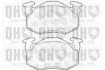 Комплект тормозных колодок, дисковый тормоз QUINTON HAZELL купить