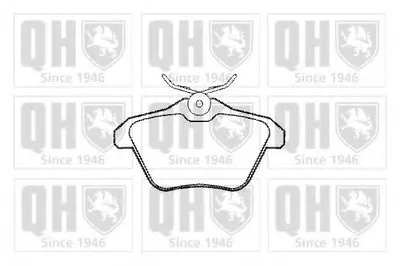 Комплект тормозных колодок, дисковый тормоз QUINTON HAZELL купить