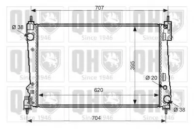 Радиатор, охлаждение двигателя QUINTON HAZELL купить