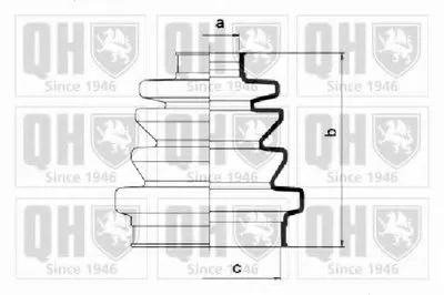Комплект пылника, приводной вал QUINTON HAZELL купить