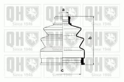 Комплект пылника, приводной вал QUINTON HAZELL купить