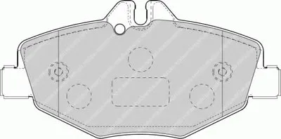 Комплект тормозных колодок, дисковый тормоз PREMIER FERODO купить