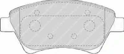 Комплект тормозных колодок, дисковый тормоз PREMIER FERODO купить