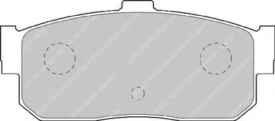 Комплект тормозных колодок, дисковый тормоз PREMIER FERODO купить