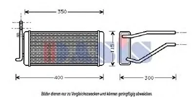 Теплообменник, отопление салона AKS DASIS купить