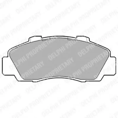 Комплект тормозных колодок, дисковый тормоз DELPHI купить