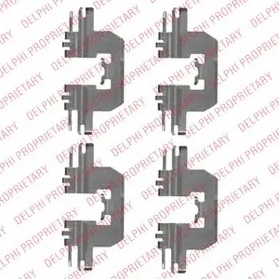 Комплектующие, колодки дискового тормоза DELPHI купить
