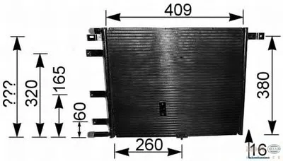 Конденсатор, кондиционер BEHR HELLA SERVICE купить