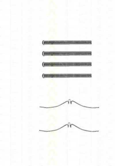 Комплектующие, колодки дискового тормоза TRISCAN купить