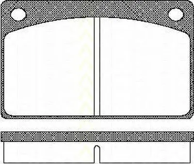 Комплект тормозных колодок, дисковый тормоз TRISCAN купить