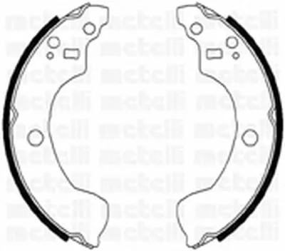 Комплект тормозных колодок METELLI купить
