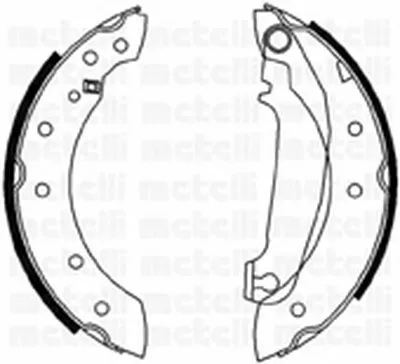 Комплект тормозных колодок METELLI купить