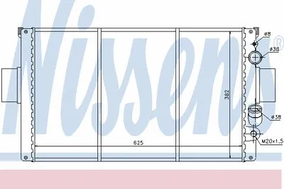 Радиатор, охлаждение двигателя NISSENS купить