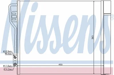 Конденсатор, кондиционер NISSENS купить