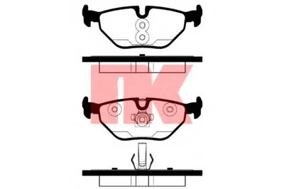 Комплект тормозных колодок, дисковый тормоз NK купить
