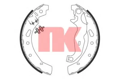 Комплект тормозных колодок NK купить