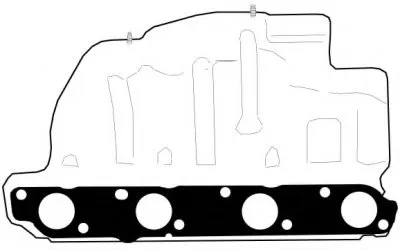 Прокладка, выпускной коллектор AJUSA купить
