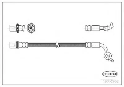 Тормозной шланг CORTECO купить