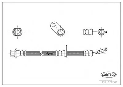 Тормозной шланг CORTECO купить