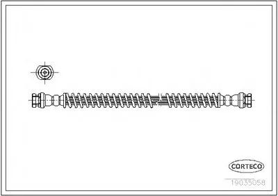 Тормозной шланг CORTECO купить