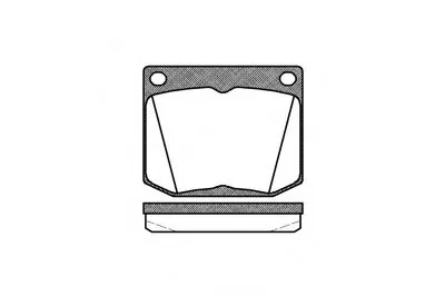 Комплект тормозных колодок, дисковый тормоз REMSA купить