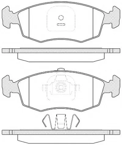 Комплект тормозных колодок, дисковый тормоз KAWE купить