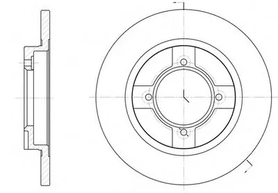 Тормозной диск REMSA купить