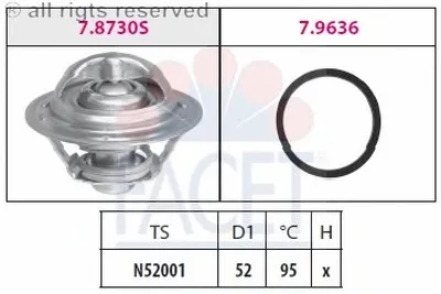Термостат, охлаждающая жидкость FACET купить