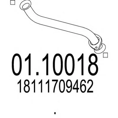 Труба выхлопного газа MTS купить