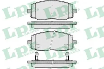 Комплект тормозных колодок, дисковый тормоз LPR купить