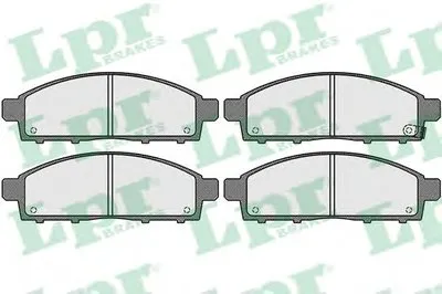 Комплект тормозных колодок, дисковый тормоз LPR купить