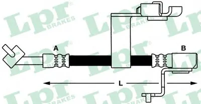 Тормозной шланг LPR купить