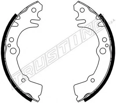 Комплект тормозных колодок TRUSTING купить