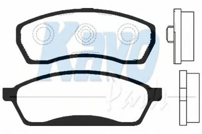 Комплект тормозных колодок, дисковый тормоз MK KASHIYAMA KAVO PARTS купить