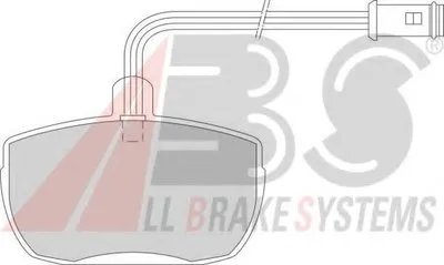 Комплект тормозных колодок, дисковый тормоз A.B.S. купить