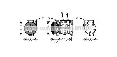 Компрессор, кондиционер AVA QUALITY COOLING купить