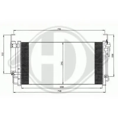 Конденсатор, кондиционер DIEDERICHS купить