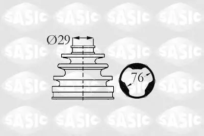 Комплект пылника, приводной вал SASIC купить