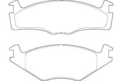 Комплект тормозных колодок, дисковый тормоз DURON купить