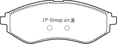 Комплект тормозных колодок, дисковый тормоз QH JP GROUP купить