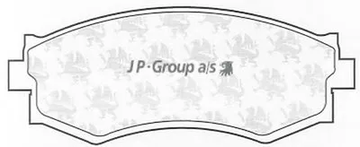 Комплект тормозных колодок, дисковый тормоз QH JP GROUP купить