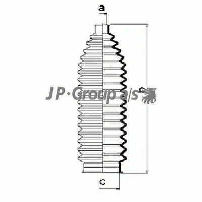 Комплект пылника, рулевое управление QH JP GROUP купить